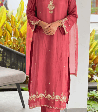 Plain Silk Premium Salwar Set