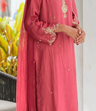 Plain Silk Premium Salwar Set Plain Silk Premium Salwar Set