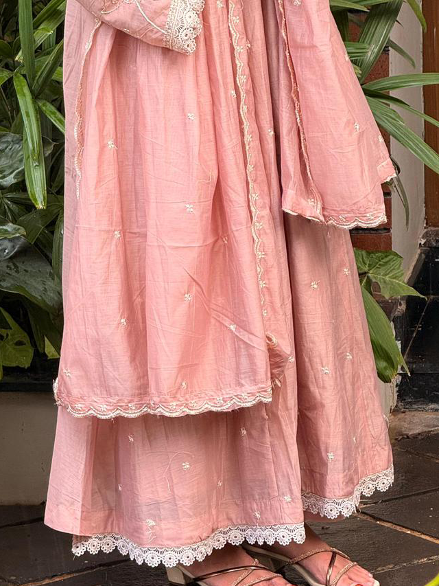 nazmi pastel pink salwar set nazmi pastel pink salwar set