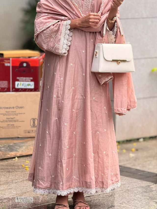 Nazmi Pastel Pink Salwar set Nazmi Pastel Pink Salwar set