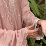 nazmi pastel pink salwar set