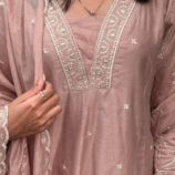 nazmi pastel pink salwar set