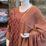 Maroon 3 Piece Salwar Set