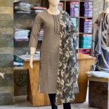 Black and White 3 Piece Salwar Set