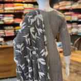 Black and White 3 Piece Salwar Set