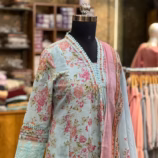 Blue 3 Piece Salwar Set