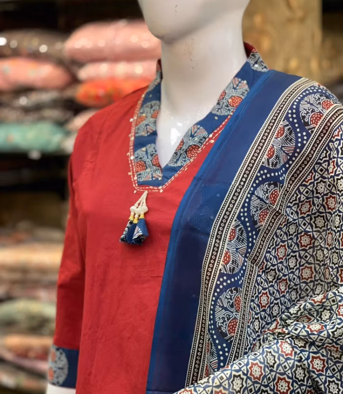 maroon3_iakppg Maroon Premium 3 Piece Salwar Set