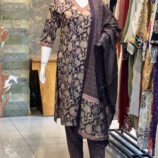 Purple 3 Piece Cotton Salwar